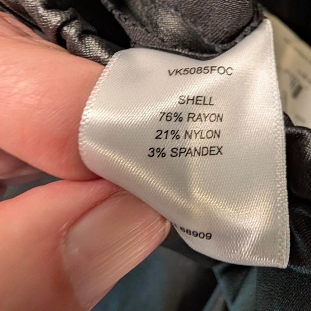 Chelsea & Violet GB Girls Black Faux Leather Flare Pants Bell Size Medium 8/10 - Picture 8 of 16